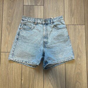 Zara Vintage High-Rise Denim Shorts
